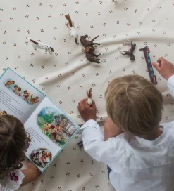 Play&Go Legetøjstæppe - Ø140 cm - Cherry Cherry