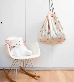 Play&Go Legetøjstæppe - Ø140 cm - Rainbow