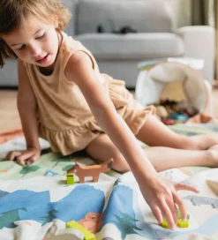 Play&Go Legetøjstæppe/Kurv - Zoo