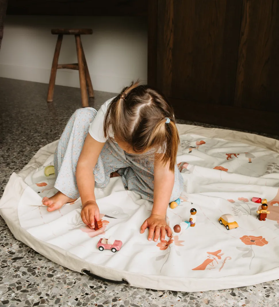 Play&Go Legetøjstæppe/Opbevaring - 140 cm - 2-i-1 - Fairy World