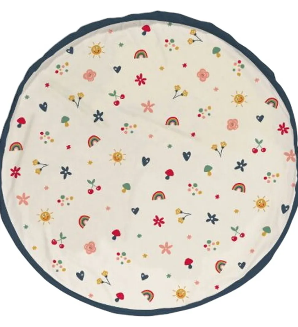 Play&Go Legetøjstæppe/Opbevaring - 140 cm - 2-i-1- Funny Days