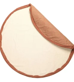 Play&Go Legetæppe - Ø140 - Grid Brown