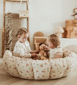 Play&Go Legetæppe - 3-i-1 - Ø130 cm - Bloom Rabbit