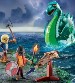 Playmobil - Vikinger med Sømonster - 71830 - 40 Dele