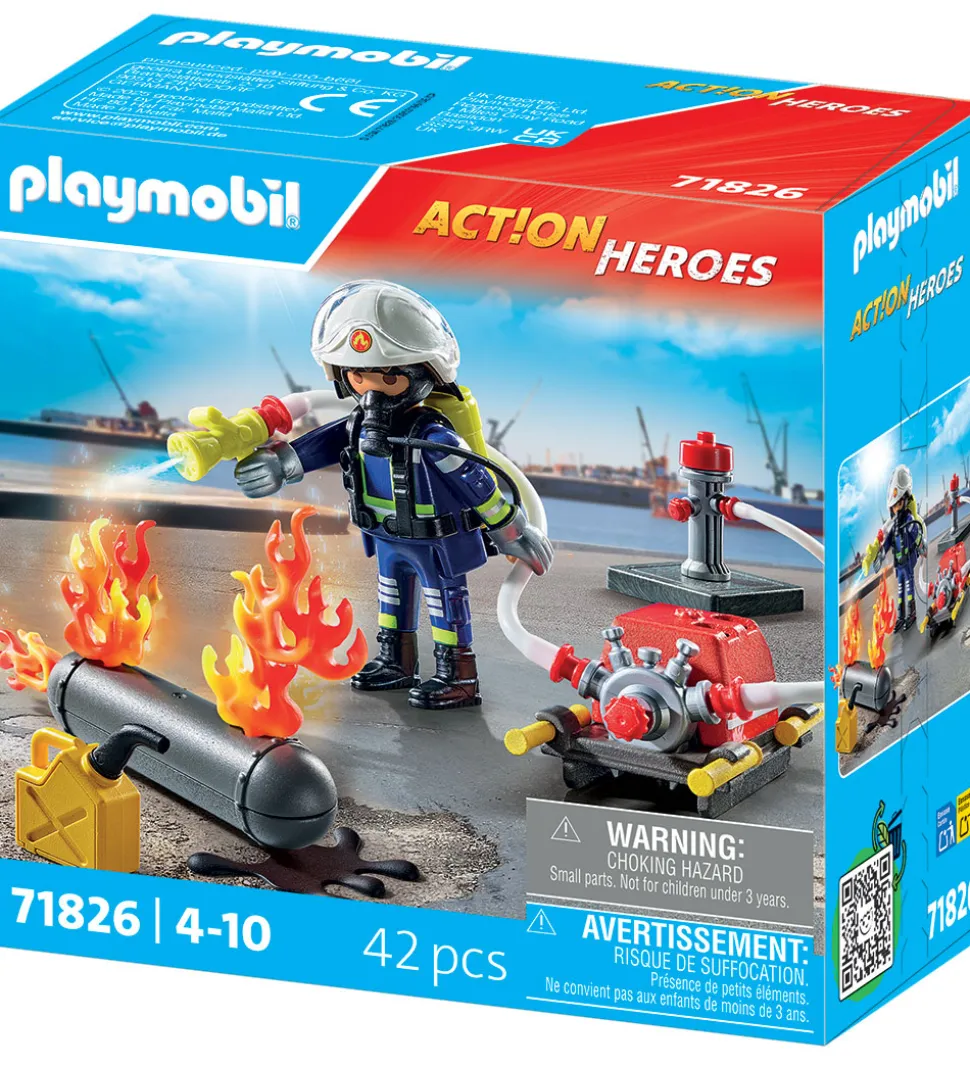 Playmobil Action Heroes - Brandbekæmper... - 71826 - 42 Dele