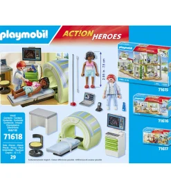 Playmobil Action Heroes - Radiolog med Patient - 71618 - 29 Dele
