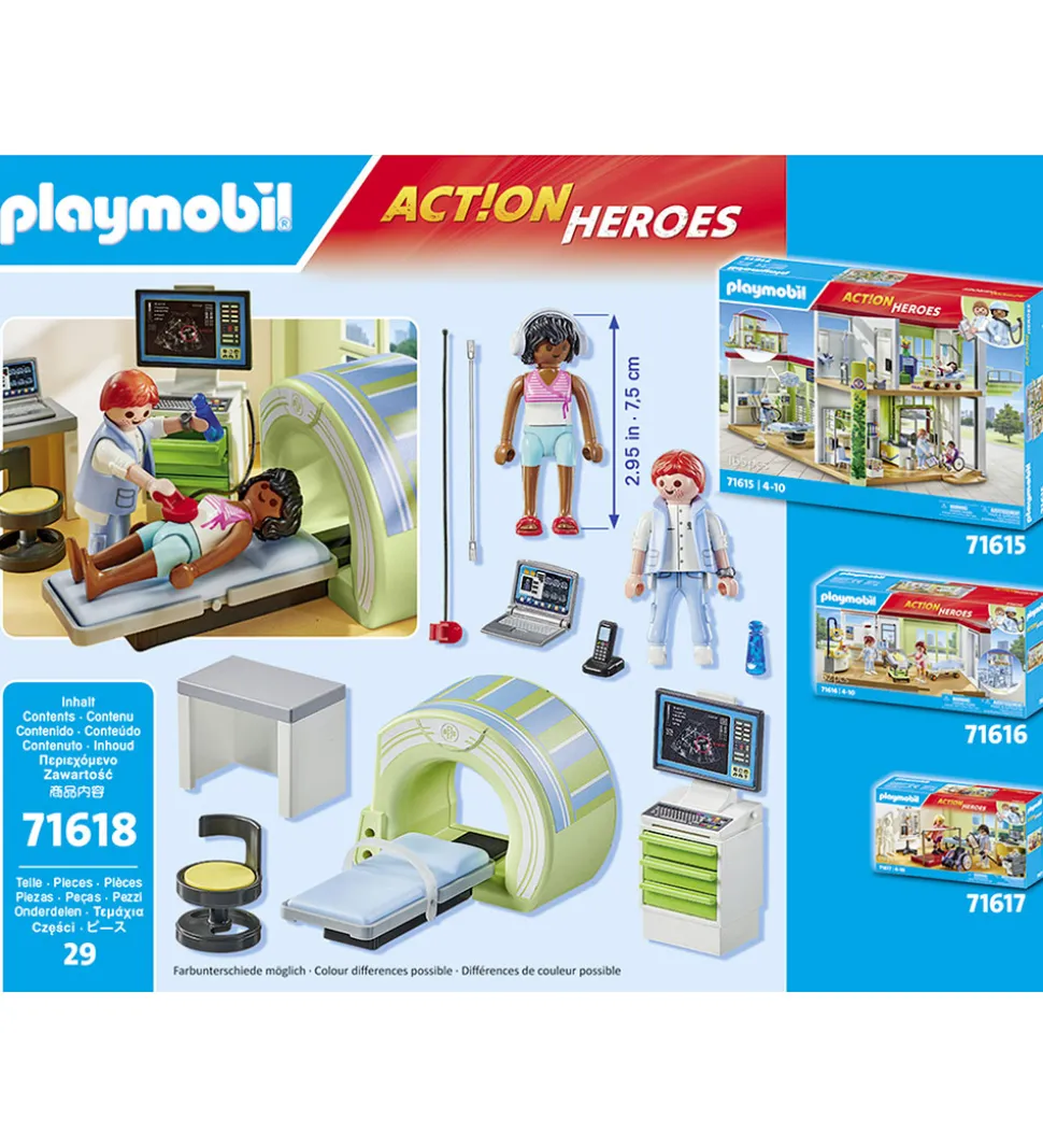 Playmobil Action Heroes - Radiolog med Patient - 71618 - 29 Dele