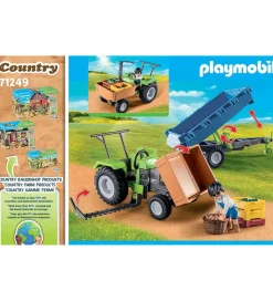 Playmobil Country - Traktor m. Trailer - 71249 - 42 Dele