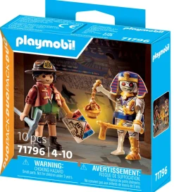 Playmobil Duopack - Skattejæger Og Mumie - 71796 - 10 Dele