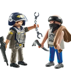 Playmobil Duopack - SWAT & Røver - 71505 - 9 Dele