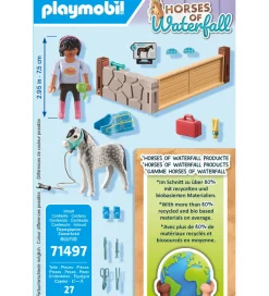 Playmobil Horses Of Waterfall - Hesteterapeut - 71497 - 27 dele