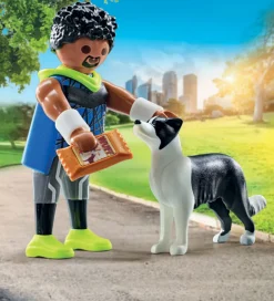 Playmobil MyLife - Jogger med Border Collie - 71740 - 7 Dele