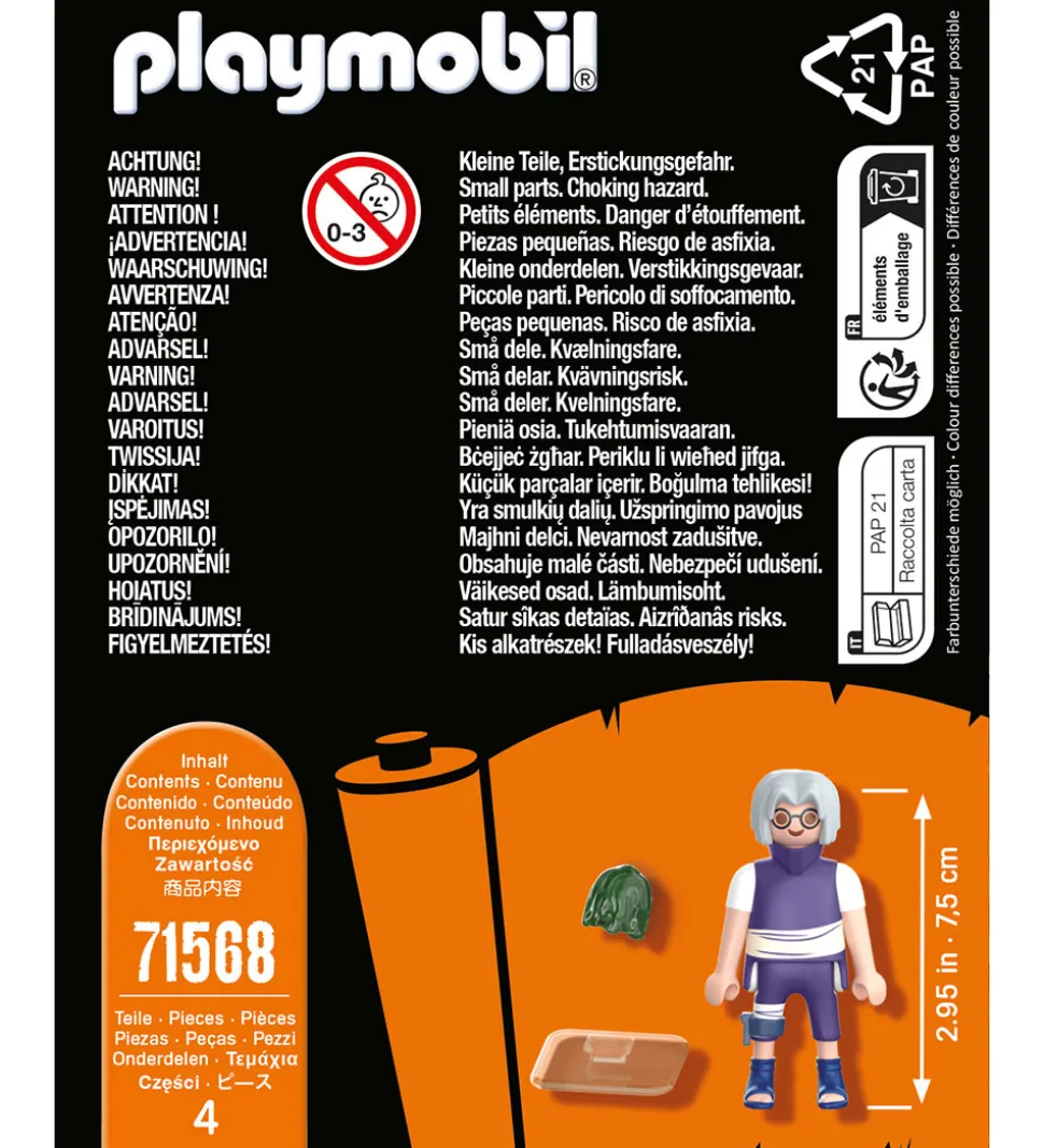 Playmobil Naruto - Kabuto - 71568 - 4 Dele