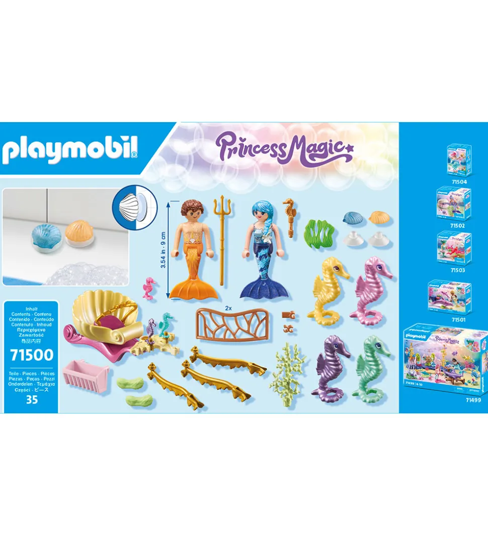 Playmobil Princess Magic - Havfrue med Søh... - 71500 - 35 Dele