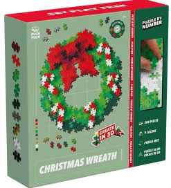 Plus-Plus Puzzle By Number - 500 stk. - Christmas Wreath