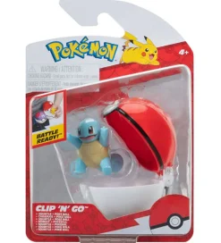 Pokémon Figur - Clip N Go - Squirtle m. Poke Ball
