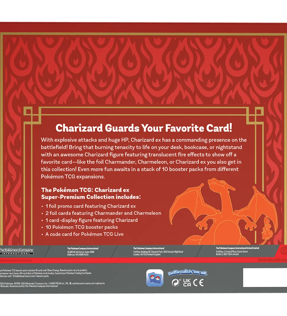 Pokémon Samlekort m. Figur - Super Premium Box - Charizard Ex