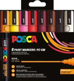 Posca Tuscher - PC-5M - 8 stk. - Multifarvet
