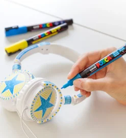 Posca Tuscher - PC-3M - 4 stk. - Blå/Grøn/Lilla m. Glimmer