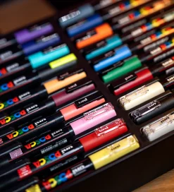 Posca Tuscher m. Metalkasse - 20 stk. - Manga Hero