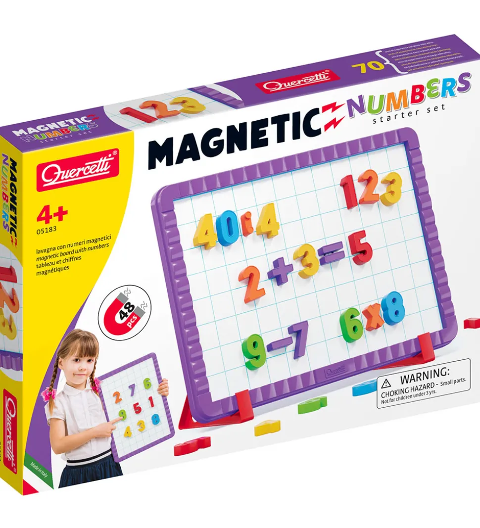Quercetti Magnetisk Tavle - Tal Startsæt - 48 Dele - 05183