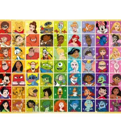 Ravensburger Puslespil - 100 Brikker - Disney Multi Character
