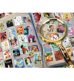 Ravensburger Puslespil - 1000 Brikker - Disney Stamp Album