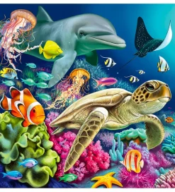 Ravensburger Puslespil - 3x49 Brikker - Under Water