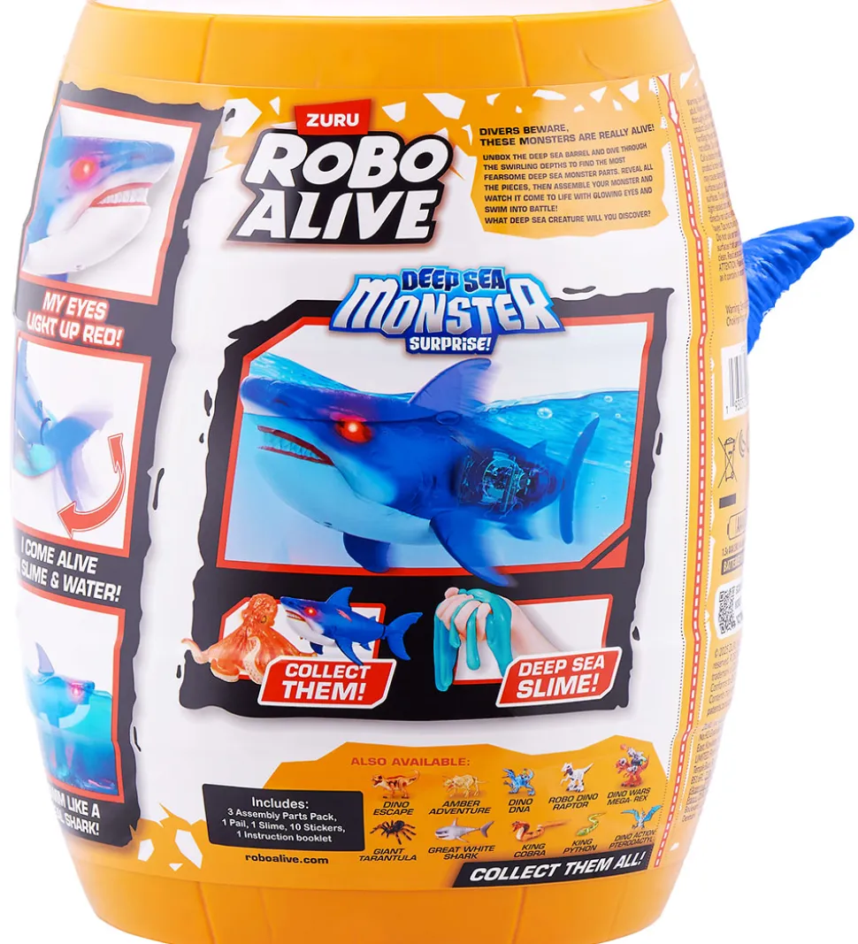 Robo Alive Legetøj - Deep Sea Monster Surprise - Assorteret
