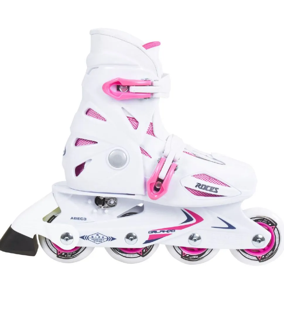 Roces Rulleskøjter - Orlando III - Hvid/Pink - Inliner