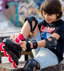 Rollerblade Rulleskøjtesæt - Fury Combo - Sort/Rød - Inliner