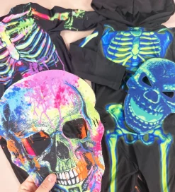 Rubies Udklædning - Bonesky Graffiti Skeleton