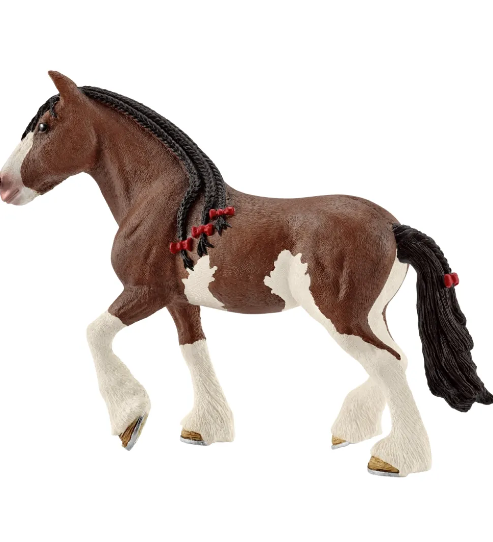 Schleich Dyr - 16,1 x 12 cm - Clydesdale Hoppe 13809
