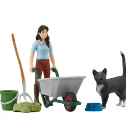 Schleich Møgning Og Plejesæt - 42747 - 12 Dele