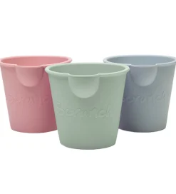 Scrunch Bath Buckets - 3-pak - Sage Green/Dusty Rose/Duck Egg Bl