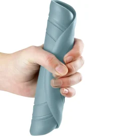 Scrunch Frisbee - Silikone - Ø18 cm - Lyseblå