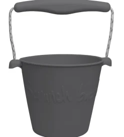 Scrunch Spand - Silikone - 13 cm - Mørkegrå