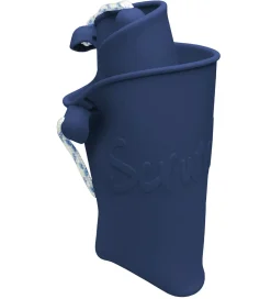 Scrunch Spand - Silikone - 13 cm - Mørkeblå
