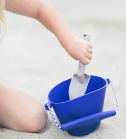 Scrunch Spand - Silikone - 13 cm - Mørkeblå