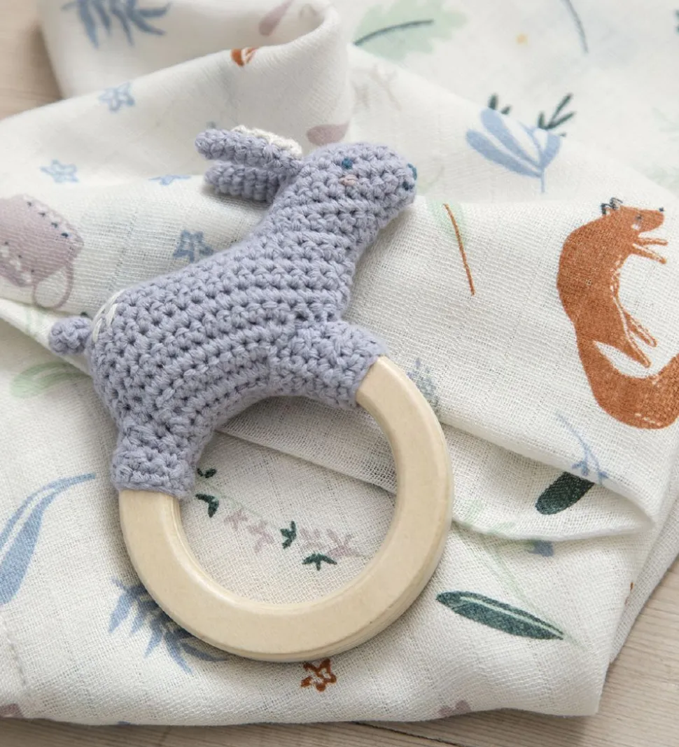 Sebra Rangle - Hæklet - Kaninen Bluebell