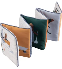 Sebra Stofbog - Busy Builders