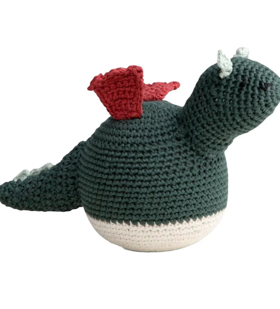 Sebra Tumling - Hæklet - Drage - Grøn