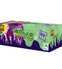 SES Creative - Slim I Bæger - 2x120 g - Selvlysende/Glimmer