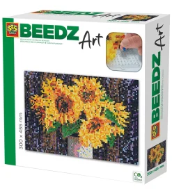 SES Creative - Strygeperlesæt - 7.000 stk. - Solsikker