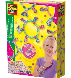 SES Creative Kreasæt - Lav Dine Egne Armbånd - Puffy Stickers