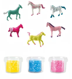 SES Creative Legeæske m. Modellervoks og Heste