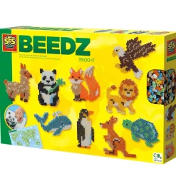 SES Creative Perler - Strygeperler - 3500 stk - Verdens Dyr