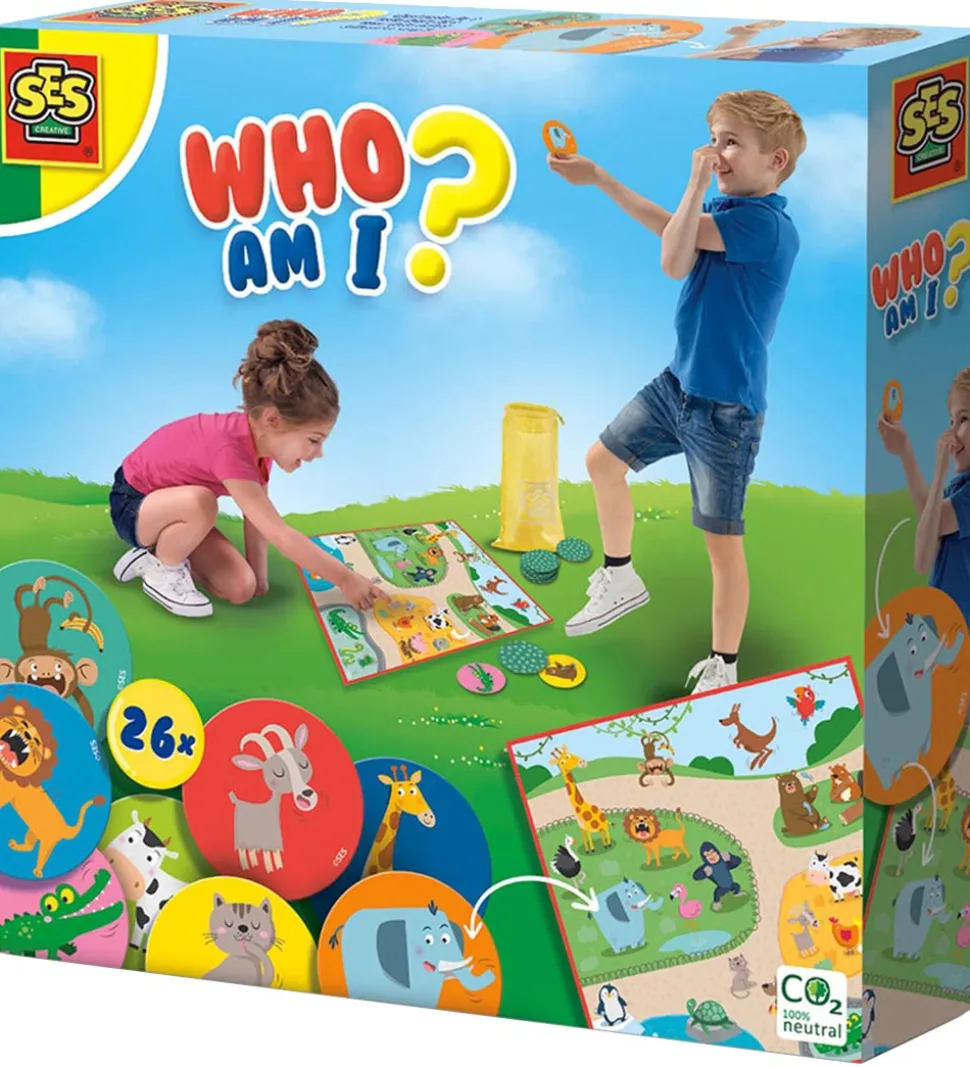 SES Creative Spil - Hvem Er Jeg - Dyr