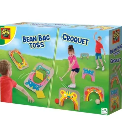 SES Creative Udendørsspil - Kroket Og Bønneposekast
