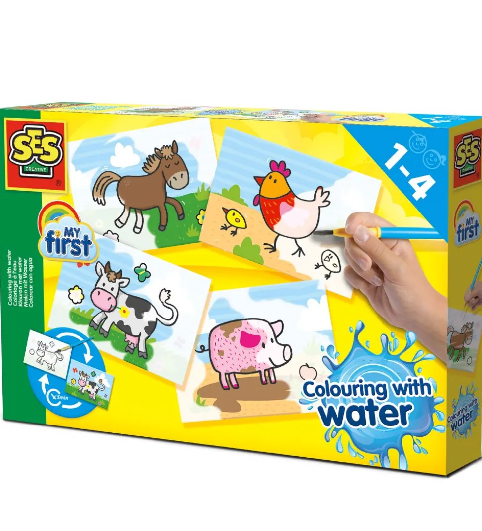 SES Creative Vandfarver - My First - Gårdens Dyr
